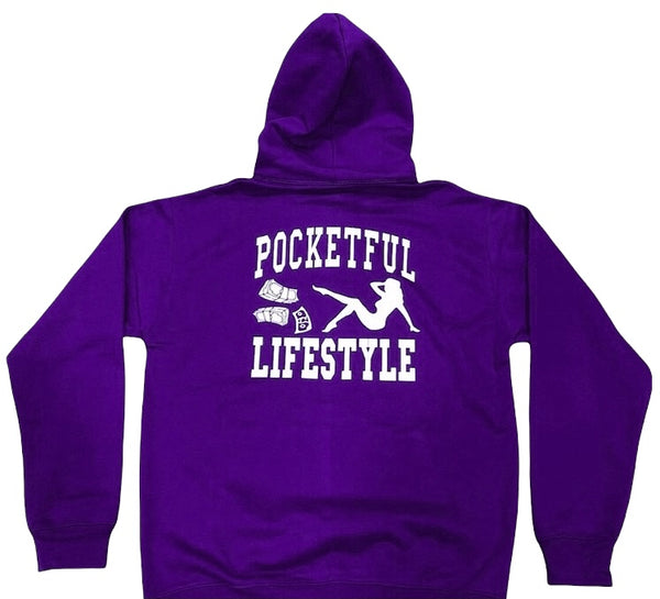 LifeStyle Hoody - Purple/White