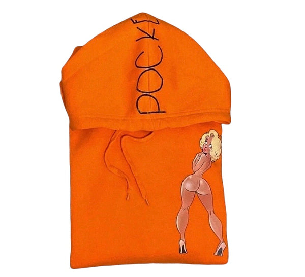 PocketFul Betty - Orange Hoody