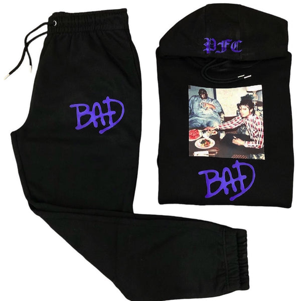 BAD - Black/Purple Sweatsuit