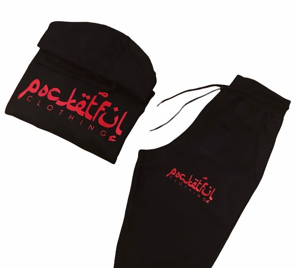 Arabic - Black/Red SweatSuit