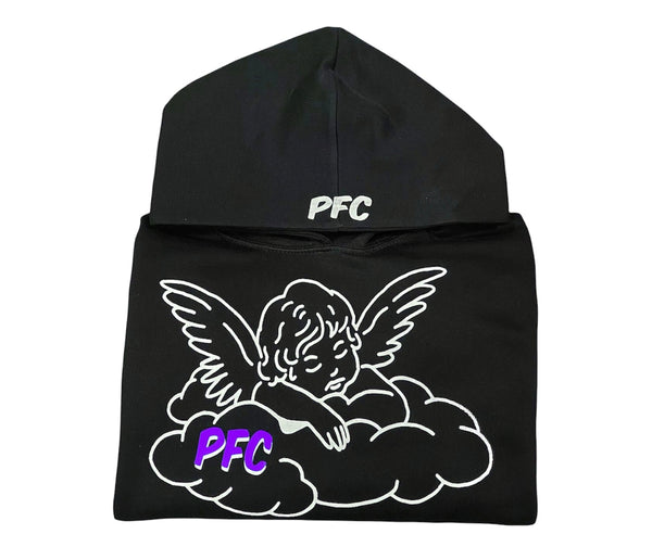 PocketFul Cloud Hoody - Black/White/Purple