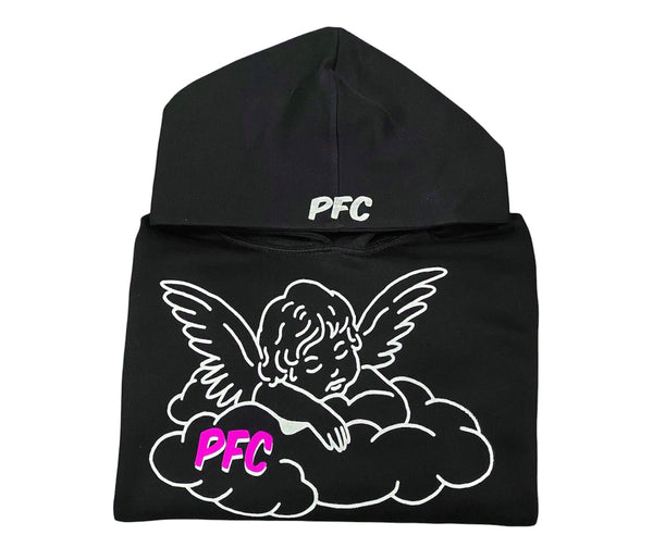 PocketFul Cloud Hoody - Black/White/Pink