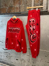 Graffiti Stars SweatSuit - Red