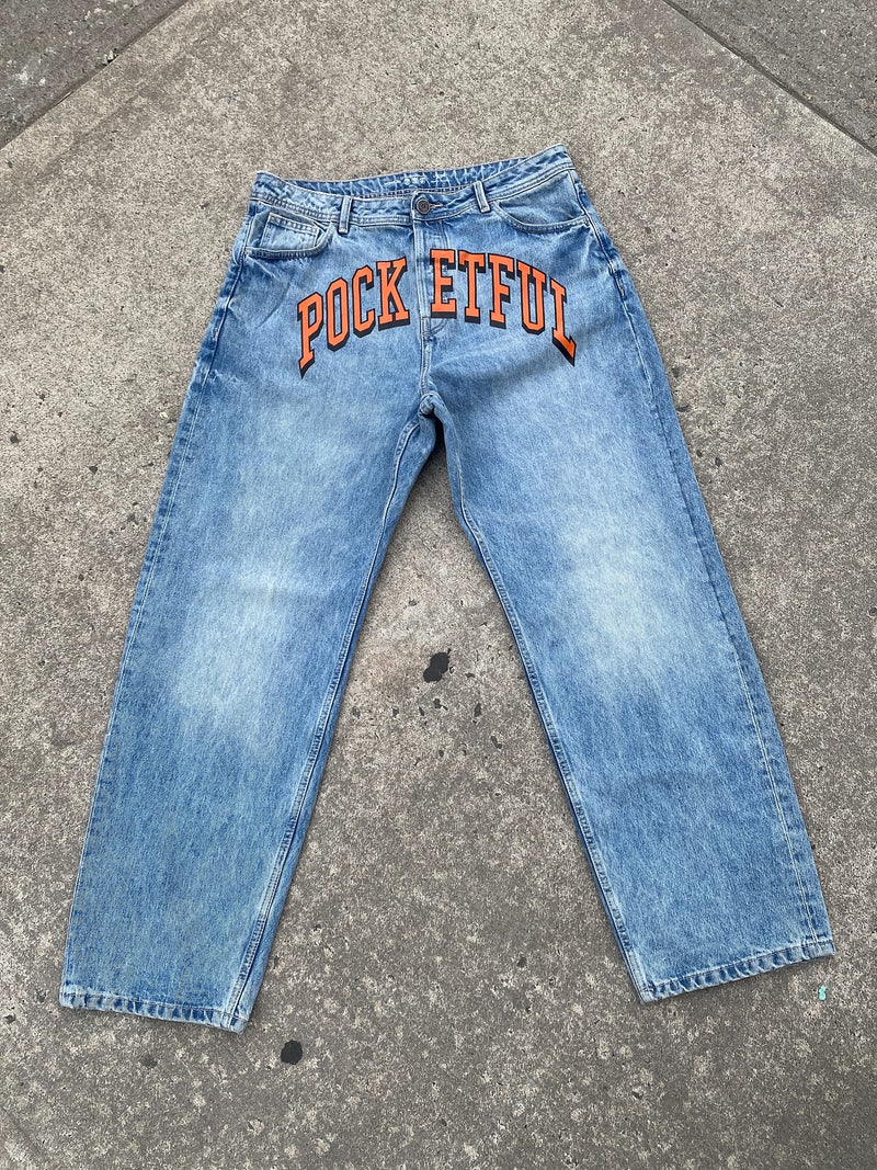 Varsity Denim Jeans