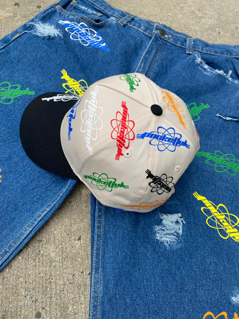 PF Denim Y2K Logo Shorts