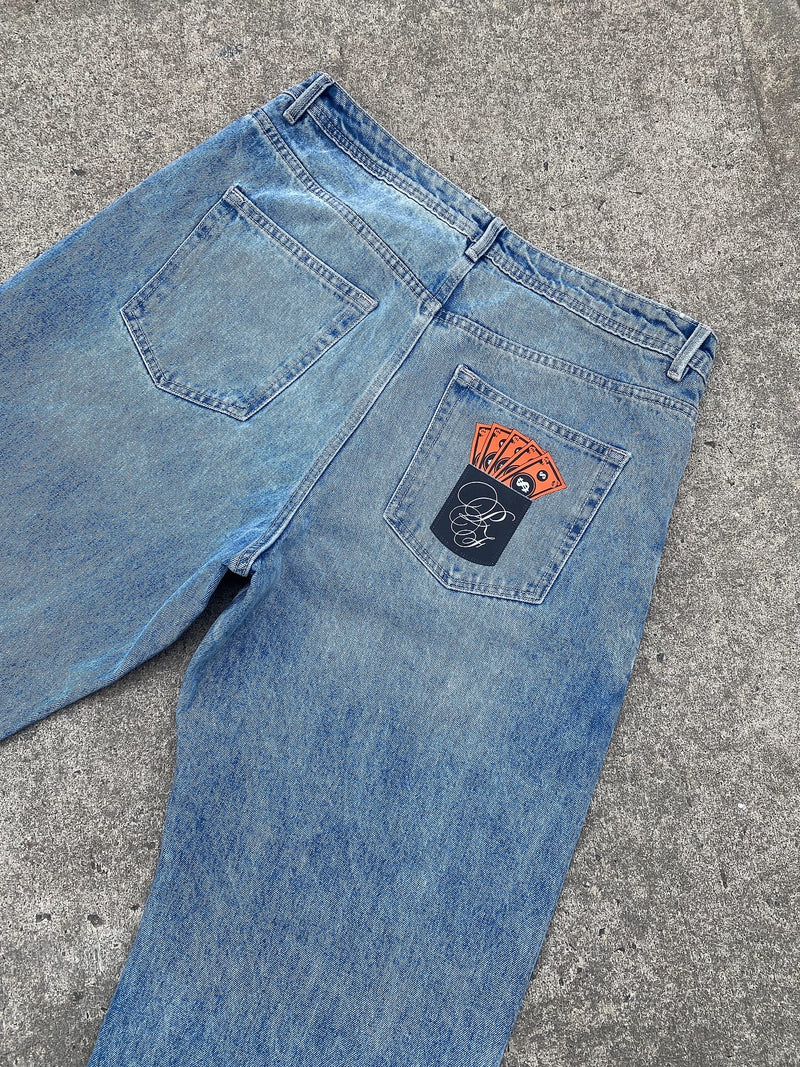 Varsity Denim Jeans