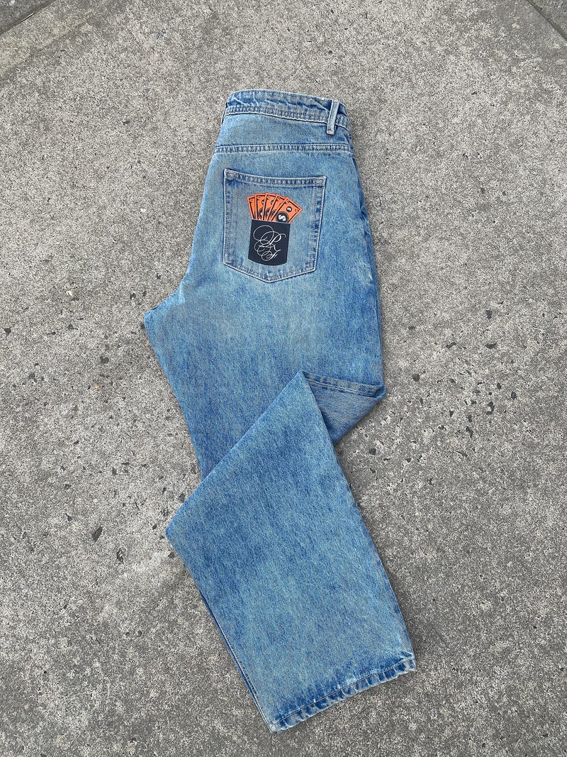Varsity Denim Jeans