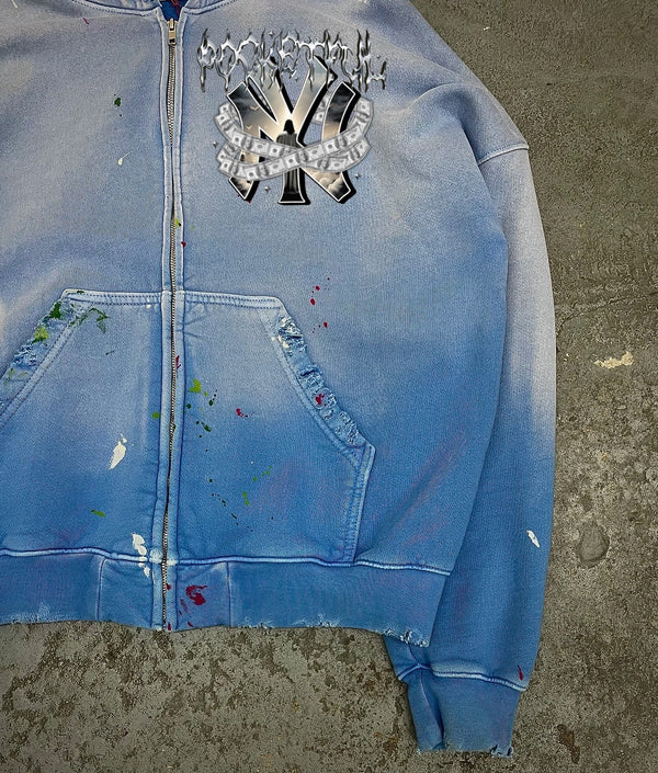 Acid Wash Heavy Savior Hoody