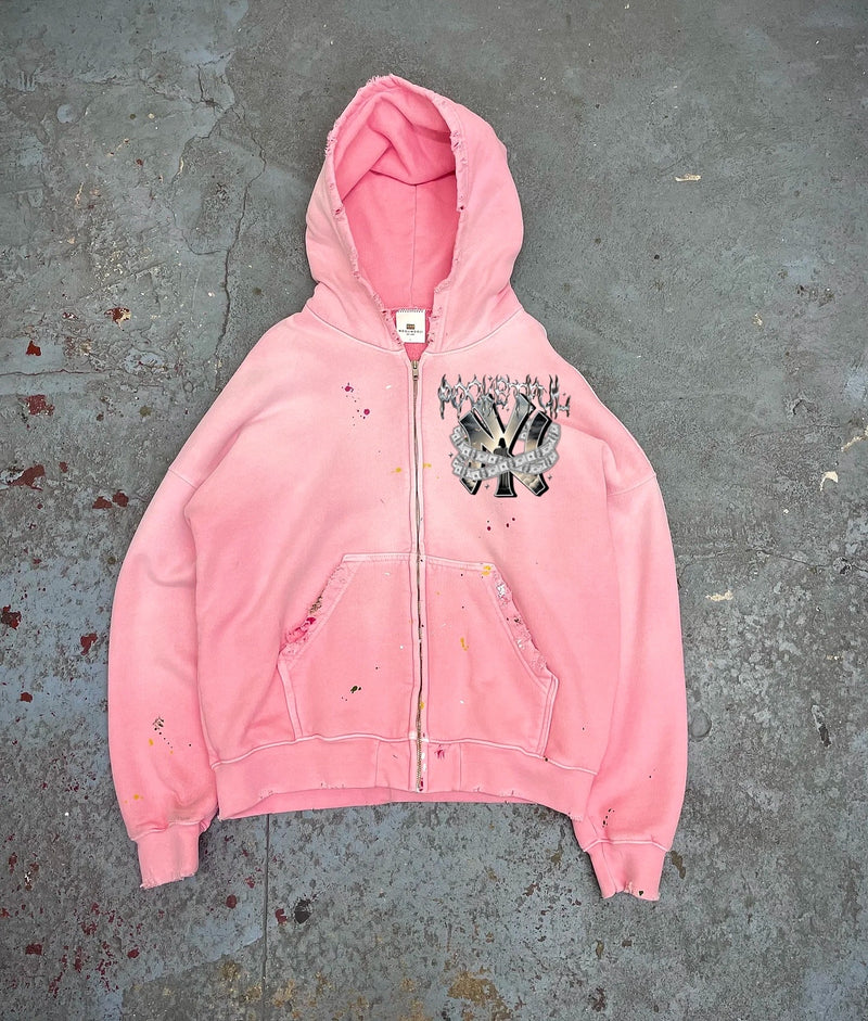 Acid Wash Heavy Savior Hoody