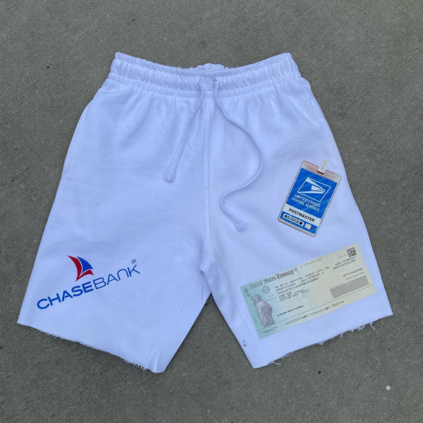 White Collar Shorts