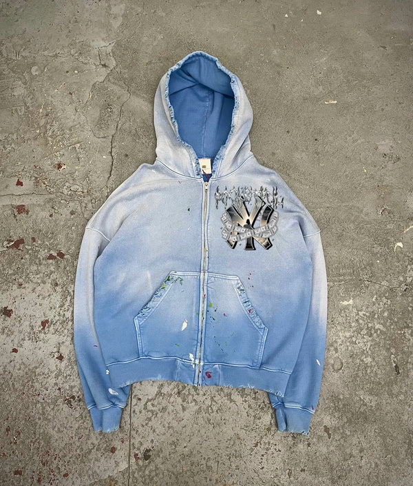 Acid Wash Heavy Savior Hoody