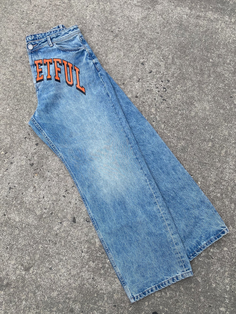 Varsity Denim Jeans