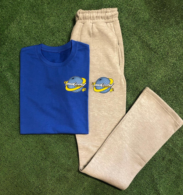 PF Worldwide Flare Pants & T-Shirt