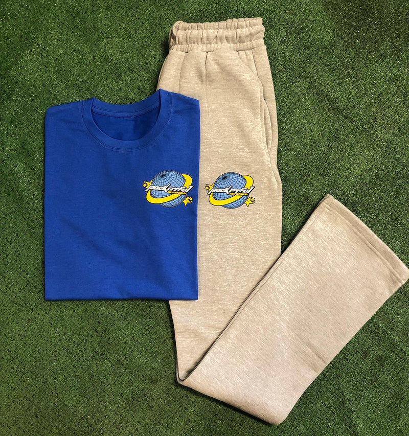 PF Worldwide Flare Pants & T-Shirt