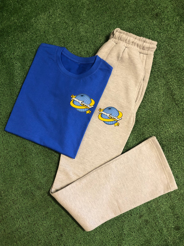 PF Worldwide Flare Pants & T-Shirt