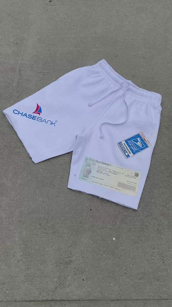 White Collar Shorts