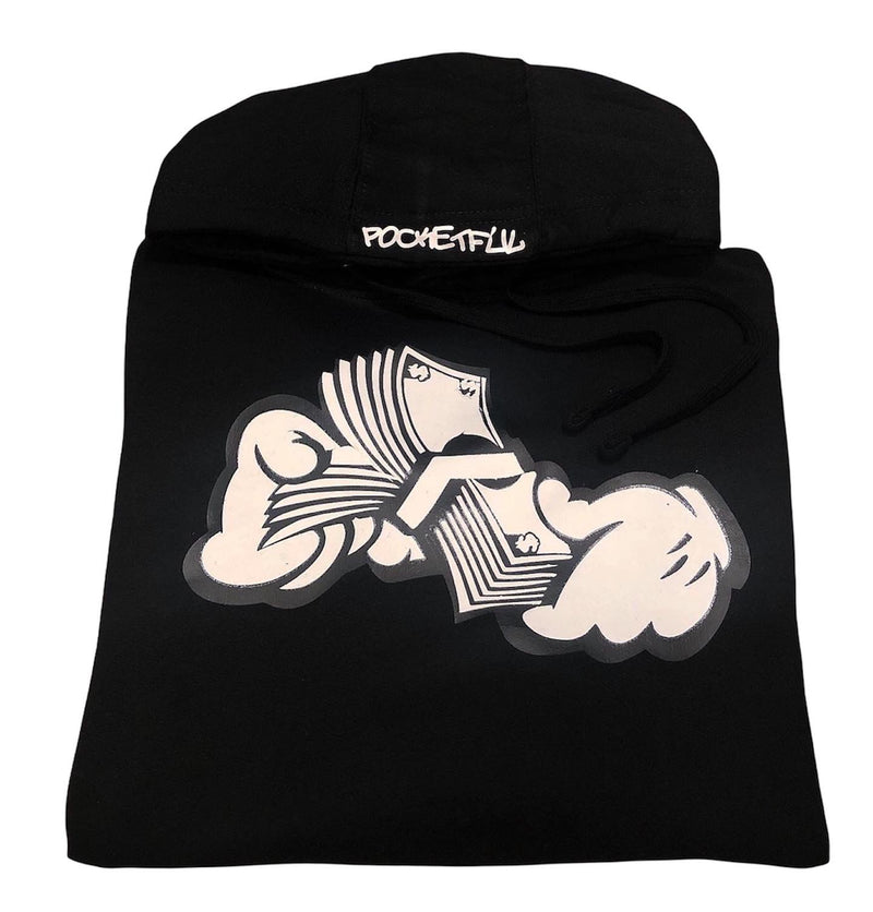 Money Hands - Black/White Hoody