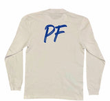 PocketFul Reckless - White/Blue Long Sleeve
