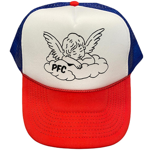 PocketFul Cloud Cap - White/Red/Royal Blue