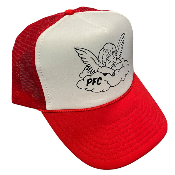 PocketFul Cloud Cap - White/Red