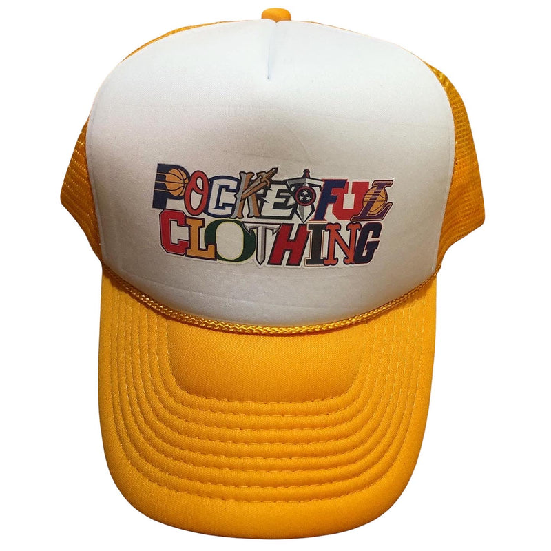 PF Sports - White/Yellow Cap