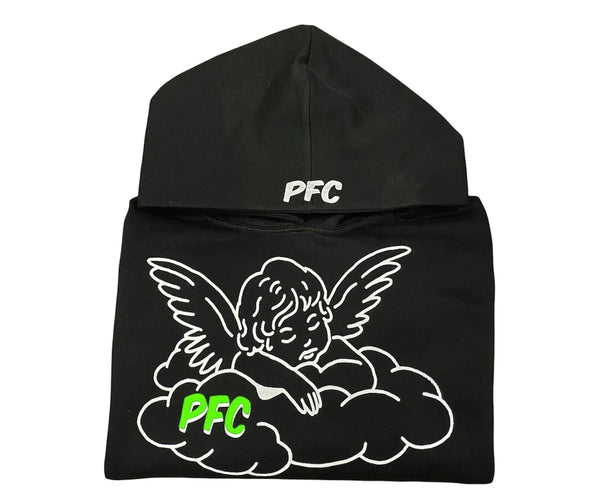 PocketFul Cloud Hoody - Black/White/Lime