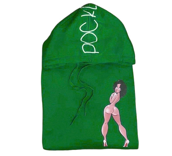 PocketFul Betty - Green Hoody