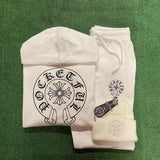 PF Chrome - White SweatSuit