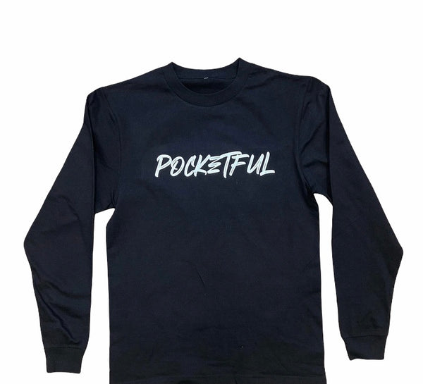 PocketFul Reckless - Black/White Long Sleeve