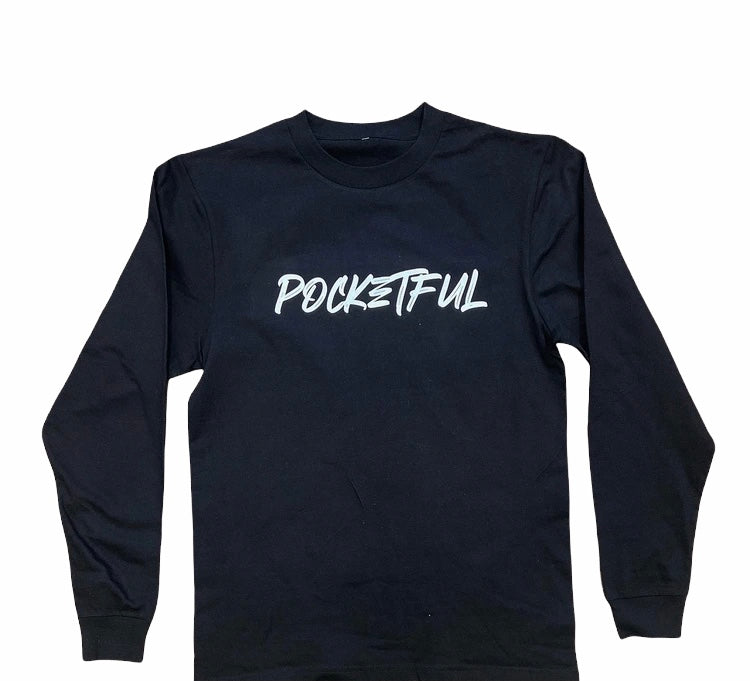 PocketFul Reckless - Black/White Long Sleeve