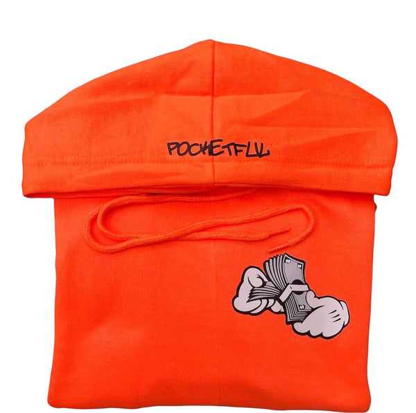 Money Hands - Orange/Grey Hoody
