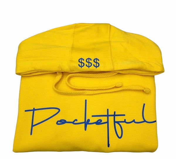 Script - Yellow/Blue Hoody