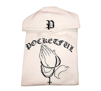 PocketFul Love - White/Black Hoody