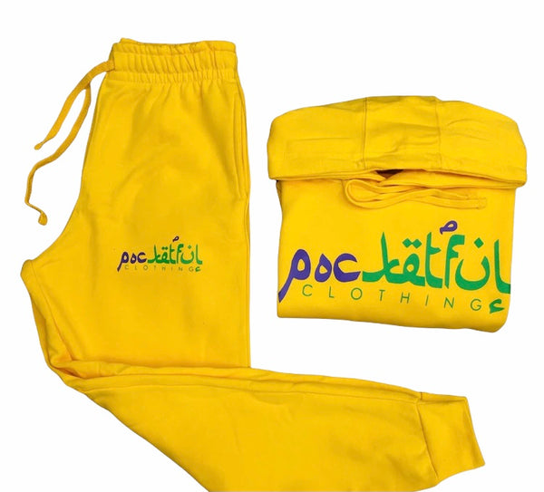 Arabic - Yellow Multi SweatSuit