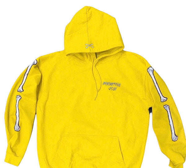 PocketFul Bones - Yellow Hoody