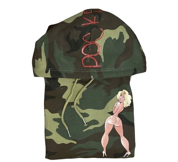 PocketFul Betty - Camo Hoody