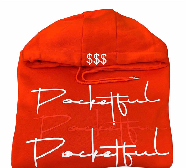 Script - Orange/White Hoody