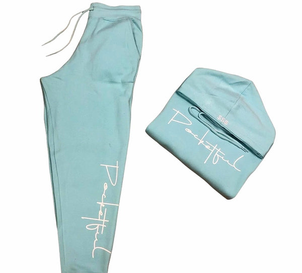 Script - Ice Blue SweatSuit