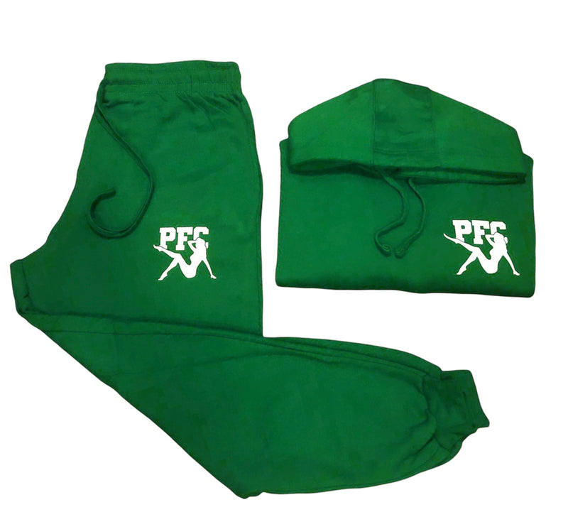 LifeStyle Sweatsuit - Green/White