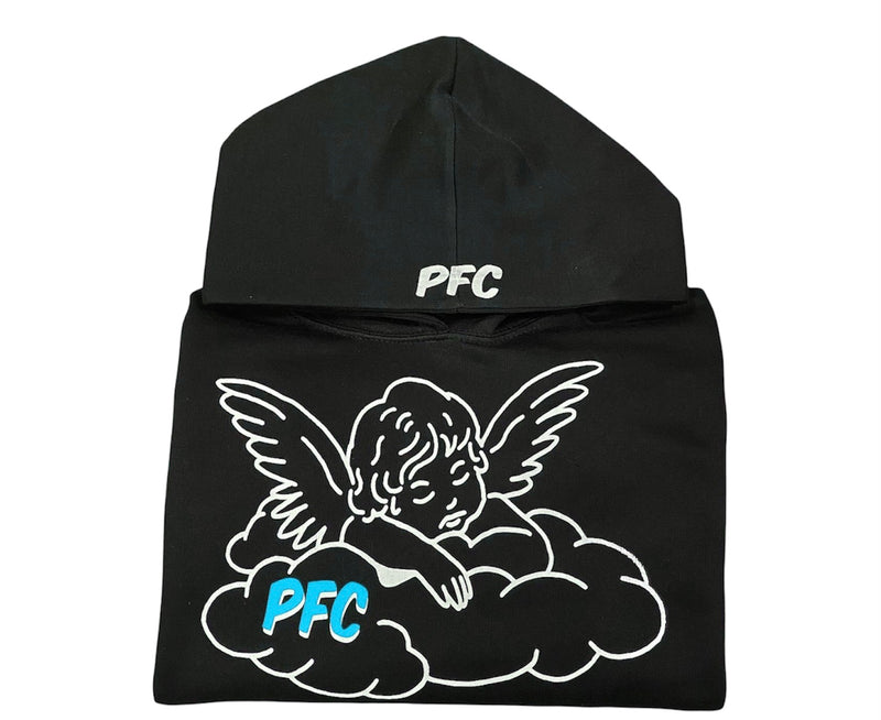 PocketFul Cloud Hoody - Black/White/Sky Blue