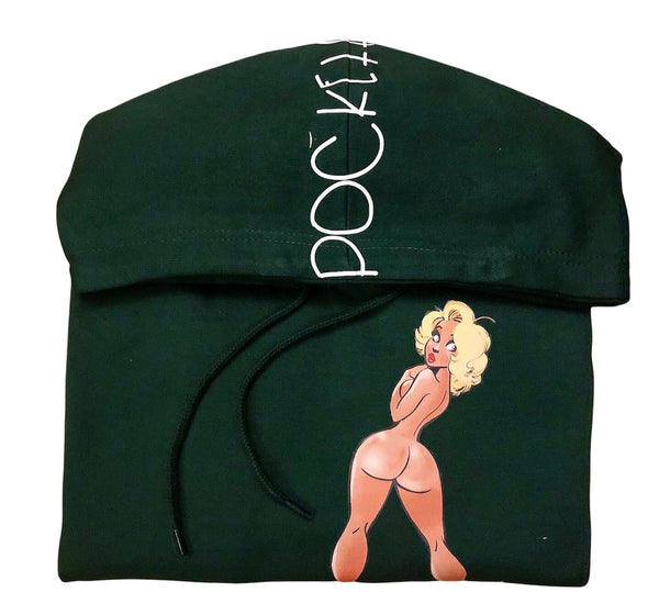PocketFul Betty - Green Hoody